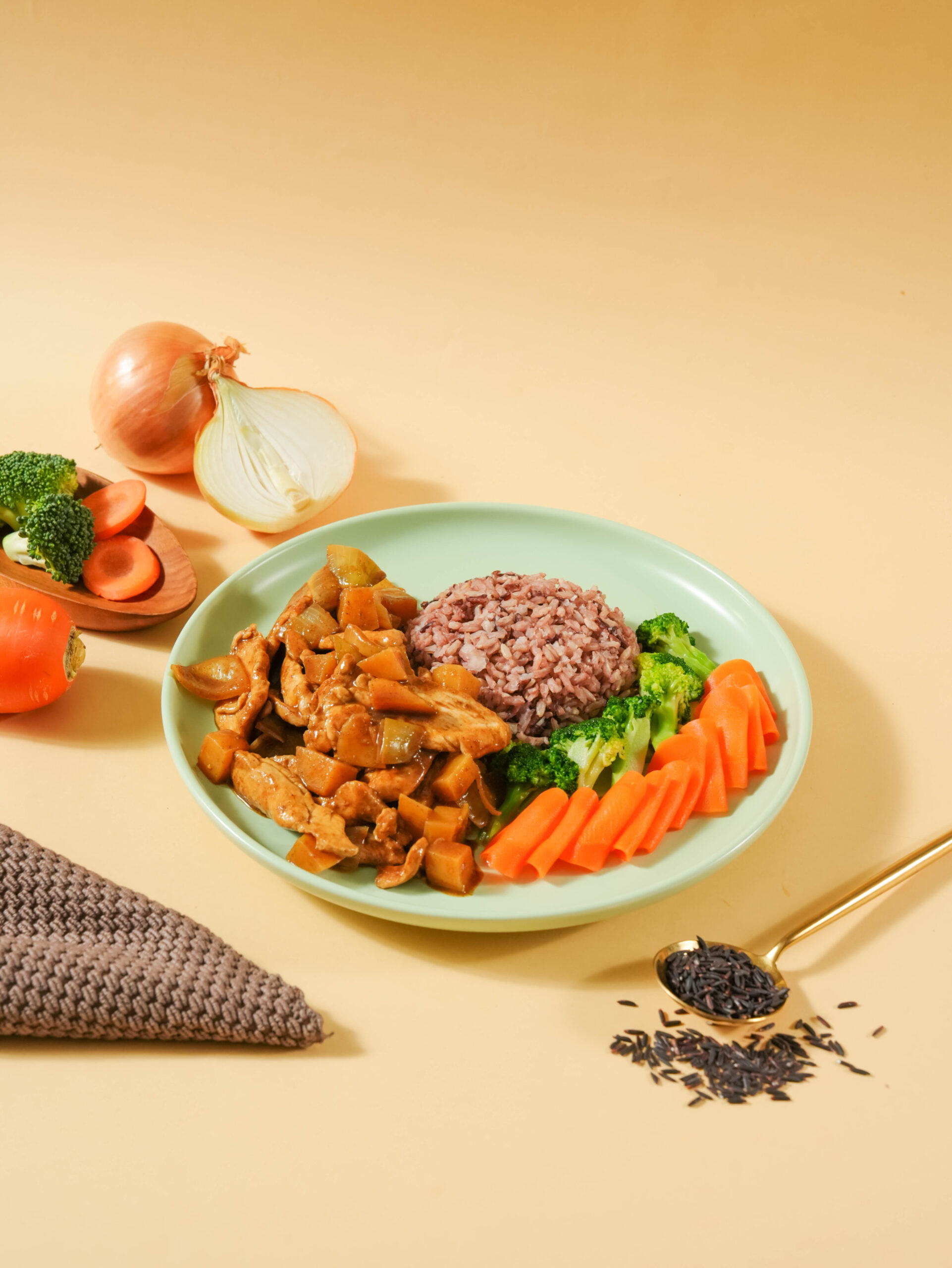 Japanese Curry Chicken Set Rice