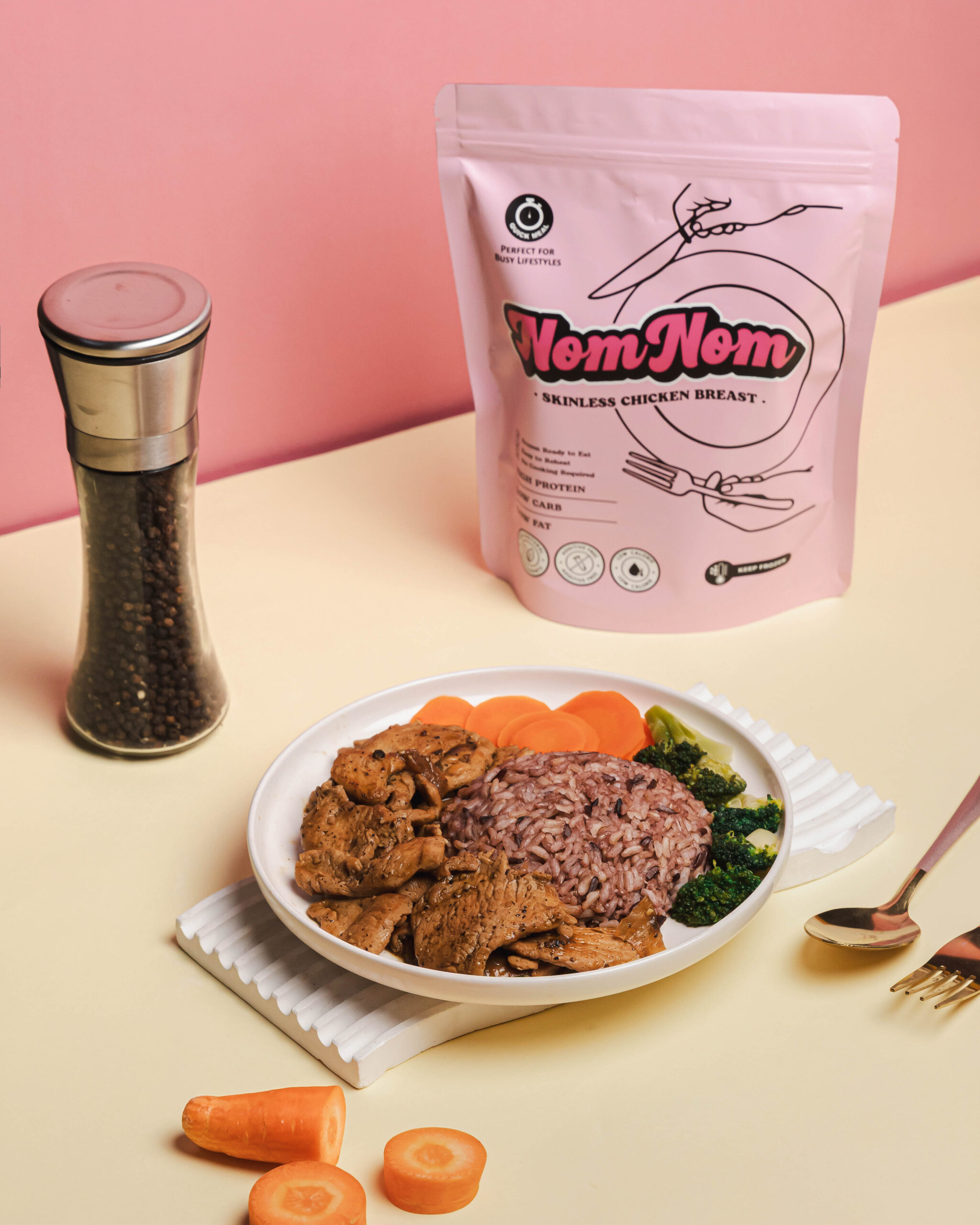 Black Pepper Chicken Set Rice