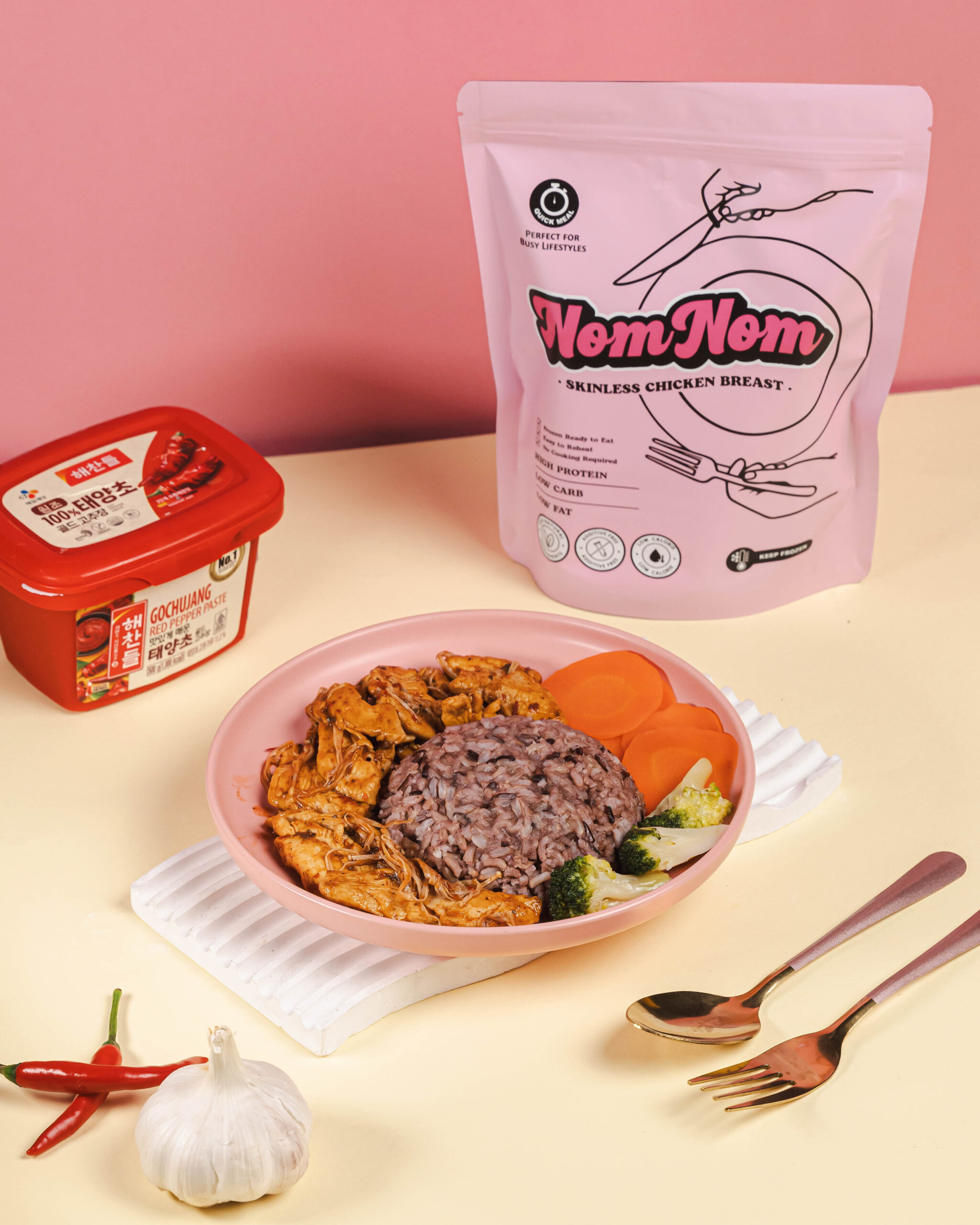 Go Chu Jang Chicken Set Rice